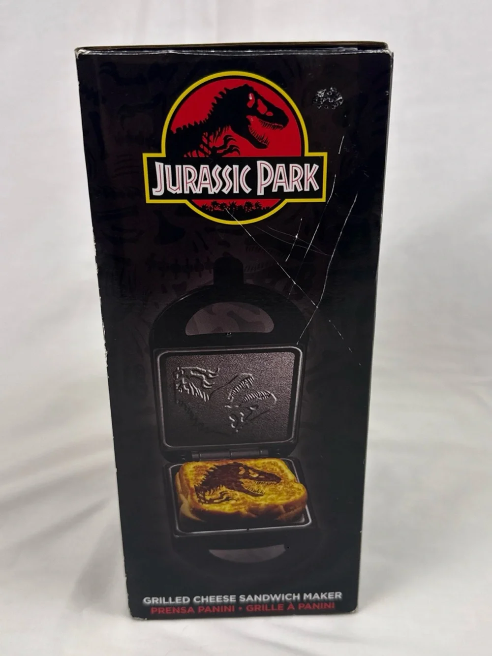 Uncanny Brands Jurassic Park Grilled Cheese Panini Press Maker